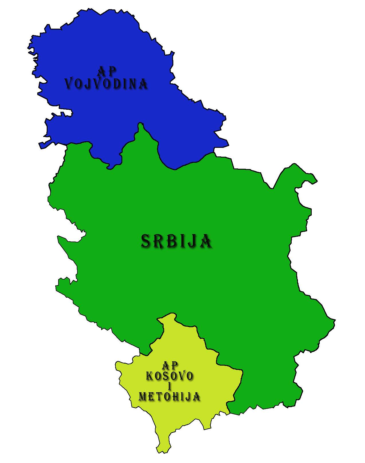 Teritorija, veličina, granice | Shtreber